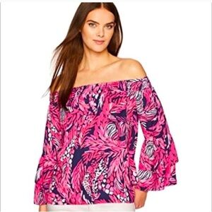 Lily Pulitzer Tobyn Off The Shoulder Top